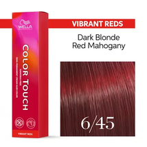Wella Professionals Color Touch Hair Color - 6/45 Dark Blonde/Red Mahogany