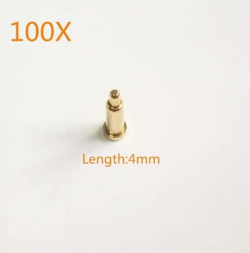 100x Gold Plating Copper D2 x H4mm Spring Thimble Pogo Pins Probes Conne... - $14.84