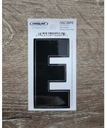 Hardline Self Adhesive Letter E Glossy Black  3&quot; Super Stick, Waterproof... - $2.92