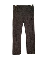 Athleta Leggings Womens Size XS Black Gray Herringbone Activewear Very Nice - $278.12 MXN