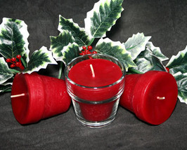 Christmas Spirit Circle E 4 oz. Jumbo Votive Candle Set - £8.75 GBP