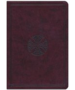ESV Large Print Bible (TruTone, Mahogany, Mosaic Cross Design) (2022, Im... - £23.35 GBP