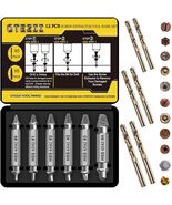 12-Pcs Screw Extractor Set Easy Out Drill Bits Set for Removing Stripped... - $12.76
