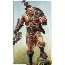 1/24 75mm Resin Model Kit Warrior Barbarian Axe Unpainted - £19.77 GBP