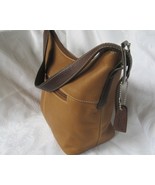 Two Tone Tignanello Natural Leather Shoulderbag / Handbag - $36.00