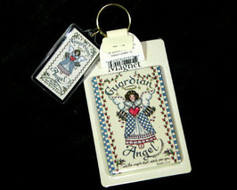 Guardian Angle Magnet and Key Ring Set - £7.96 GBP