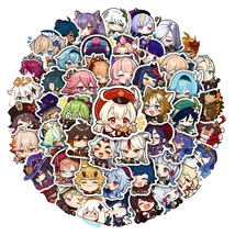 10/30/50PCS Cute  Genshin Impact  Waterproof Anime cartoon Sticker  - £4.78 GBP+