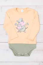 Girls’ Infant Printed Interlock Coverall – Comfortable, Easy Snap Button... - $17.61+