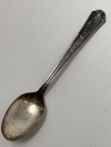 Hawthorne Silverplate VTG 6&quot; Spoon Wallace Oneida Floral Design - £15.51 GBP