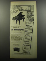 1956 Baldwin Piano Ad - Baldwin is the official piano of the San Francisco Opera - £14.48 GBP