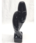 Vintage Devotion Ceramic Sculpture Man Woman Faces Love Modern Art Deco ... - $20.47 CAD