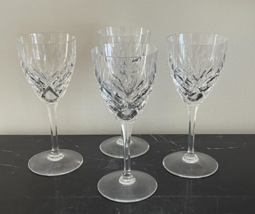 St Louis Saint Louis Crystal France 7 3/8&quot; Continental Goblet Chantilly ... - £210.34 GBP