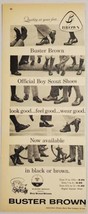 1960 Print Ad Buster Brown Shoes Official Boy Scouts St Louis,Missouri - £13.84 GBP