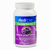 ReliOn Glucose Natural Grape Flavor, 50 Tablets (Pack of 2) - $27.89