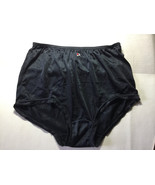 Vintage SO-EN Medium 100% Satin Nylon Black Midrise Femme Panties Briefs - $21.05 CAD