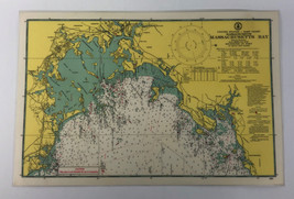 Massachusetts Bay Massachusetts United States Nautical Sonar Chart Map Laminated - £22.42 GBP