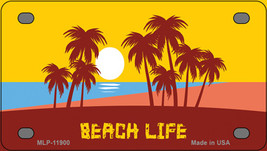 Beach Life Novelty Mini Metal License Plate Tag - £11.18 GBP