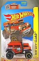 2015 Hot Wheels #88 HW Off-Road Battle Kings BAD MUDDER 2 Orange w/Black OROH6Sp - £6.29 GBP