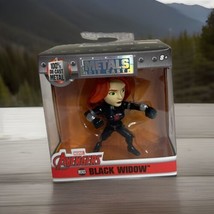 Jada Toys Die-Cast Metals Black Widow 2.5&quot; Inch Figure Avengers Marvel M503 - £9.51 GBP