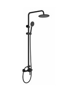 Aolemi Outdoor Shower Faucet Matte Black Fixture Combo Set Stainless Ste... - $2,278.93 MXN