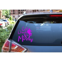 Eat Drink &amp; Be Merry | Dave Matthews Band DMB Vinyl Decal Sticker Car Window Tum - £4.62 GBP