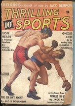 Thrilling Sports 2/1937-boxing-Jack Dempsey-Joe DiMaggio-Kid McCoy-G - £47.43 GBP