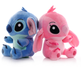 Lilo and Stitch Plush Toy Soft Stuffed Doll Figure Toys Kids Birthday Gift 20cm - £11.18 GBP