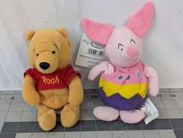 Walt Disney Winnie the Pooh Easter Piglet Plush Bean 7 Inch Stuffed Anim... - £15.42 GBP