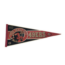 Vintage San Francisco 49ers Forty Niners Pennant Flag Wincraft Pennant - £20.94 GBP