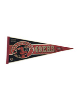 Vintage San Francisco 49ers Forty Niners Pennant Flag Wincraft Pennant - $28.01