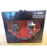 Star Wars Black/Titanium Series Diecast Helmets Kylo Ren &amp; Poe Dameron  - $27.30 CAD