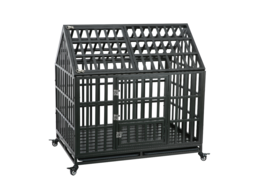 Heavy Duty Dog Cage pet Crate with Roof - £201.70 GBP