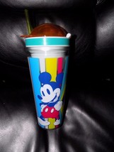 Disney Store Mickey Mouse Snack Drink Bottle Plastic Summer Fun 2016 NEW - £14.84 GBP