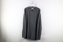 Vintage Nike Mens XL Travis Scott Mini Swoosh Mock Neck Long Sleeve T-Shirt Gray - £44.36 GBP