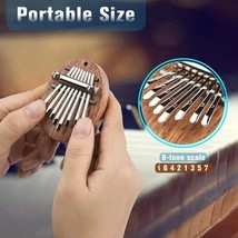 8 Key Mini Kalimba Portable Finger Harp Thumb Wood Piano Musical Instrum... - £15.18 GBP