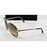 Coach Odessa Dominique S824 Clear Sunglasses 58 13 130 Gold Arms Acetate... - €19,70 EUR