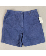 Coral Bay Jean Shorts Womens 31x7 Blue Denim Jorts Lightweight Tag 14 - $15.72