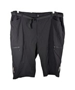 Aero Tech Designs Belted Cargo Cycling Shorts Mens 3XL XXXL Black Pocket... - $38.61
