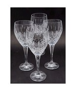 Mikasa Crystal Coventry 9&quot; Wine Glasses / Water Goblets Set Of 4 Tulip B... - $97.99