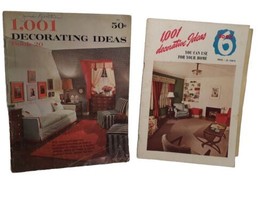 Vtg 1963 Conso Products 1001 Decorating Ideas Home Decor Magazine Book 6 &amp; 20 - £7.75 GBP