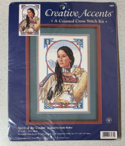 Creative Accents by Dimensions "Spirit of the Cougar" Counted Cross Stitch 7931 - $28.49