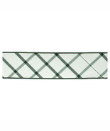Plaid Wired Ribbon 4&quot; x 5 Yds - €48,60 EUR