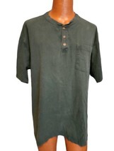 Carhartt Shirt Mens Size XL Short Sleeve Workwear Pocket Green - $14.99