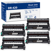 4Pack Dr420 Printer Drum Unit For Brother Tn450 Tn420 Hl-2270Dw Hl-2280Dw 2240 - £55.98 GBP