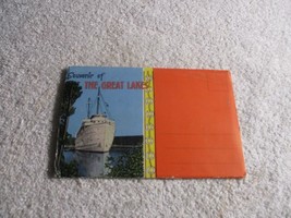 Great Lakes Souvenir picture Postcard Folder 1940s 18 pictures - £11.67 GBP