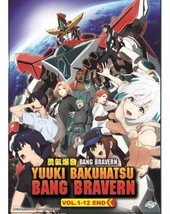 Yuuki Bakuhatsu Bang Bravern VOL.1-12 End English Subs Anime Dvd Ship From Usa - $19.68