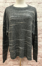 a.n.a. A New Approach Sweater Womens LARGE Gray Stacatto Drop Sleeve Box... - $25.00
