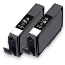 2x Compatible Canon PIXMA PRO-10 Photo Black Ink Cartridge For 6403B002 PGI-72 - £29.06 GBP