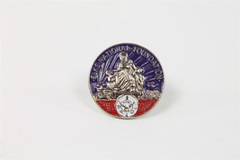 ✅ Vintage Elks Club Foundation Pin BPOE Cloisonne Enamel Jewelry Gold Plate - £5.72 GBP
