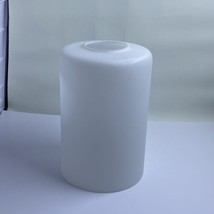 White Opal Cylinder Frosted Glass Shade 3.5” Dia X 5.5” H/2” center Hole - $15.79